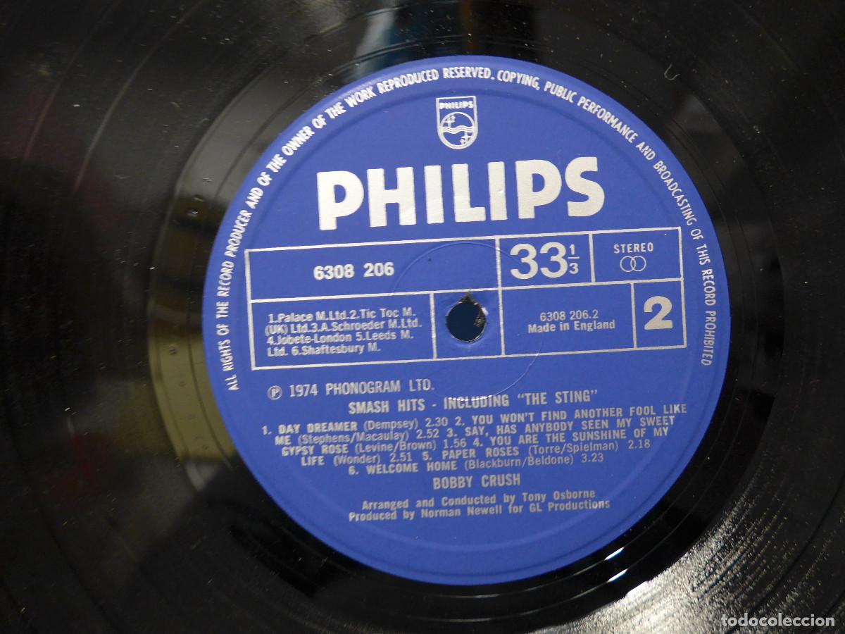 Discos de vinilo: BOBBY CRUSH SMASH HITS - Foto 6
