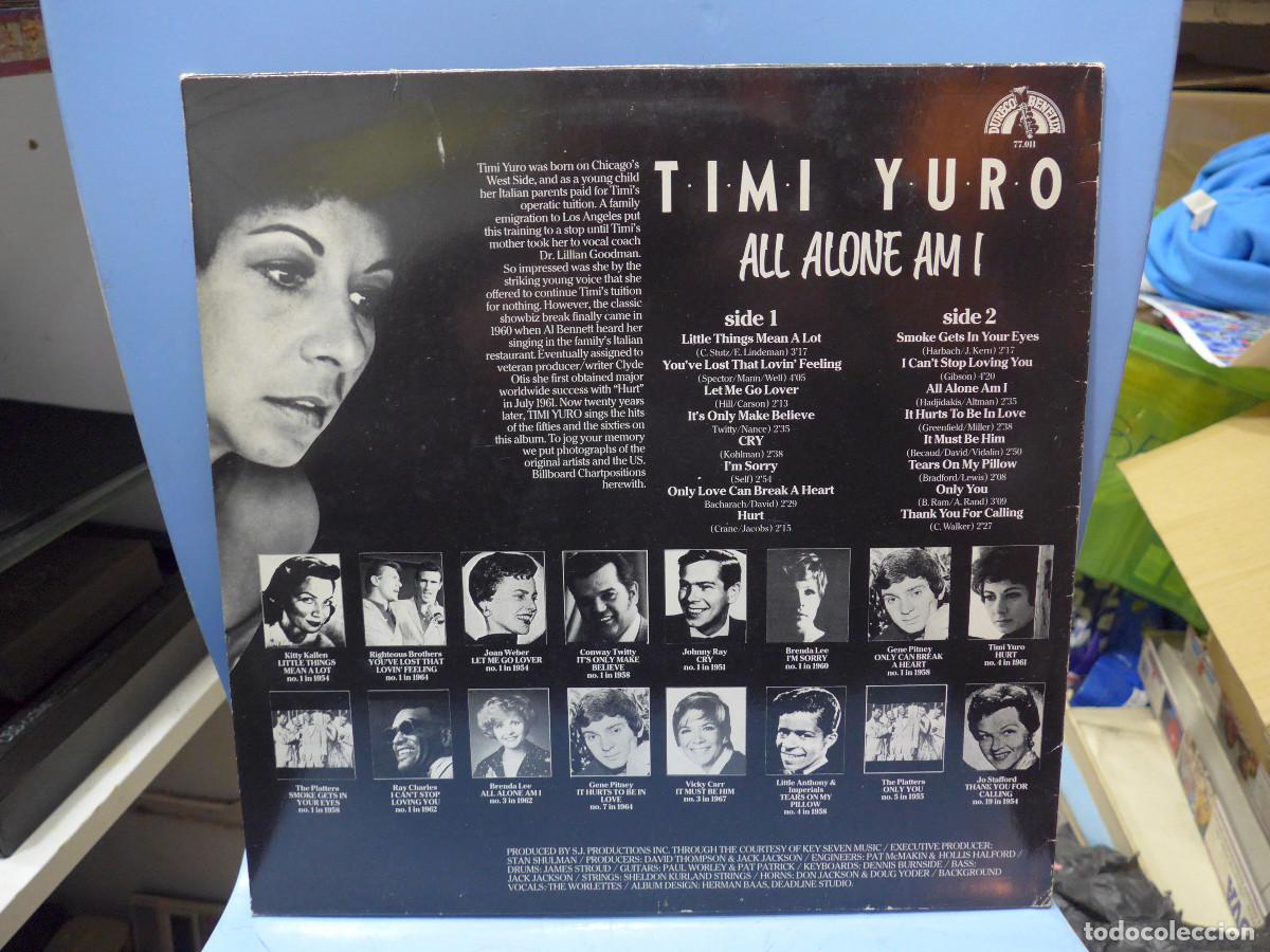 Discos de vinilo: TIMI YURO ALL ALONE AM I - Foto 2