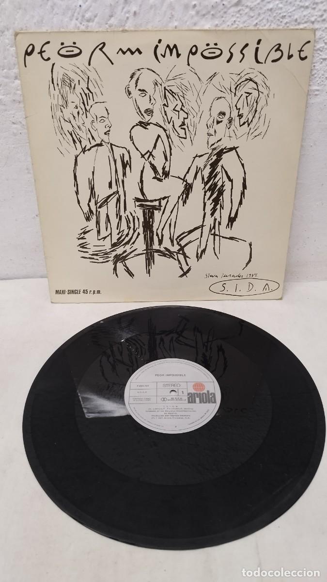 Discos de vinilo: Peor Imposible &ndash;SIDA.Vinilo Maxi Single - Foto 1