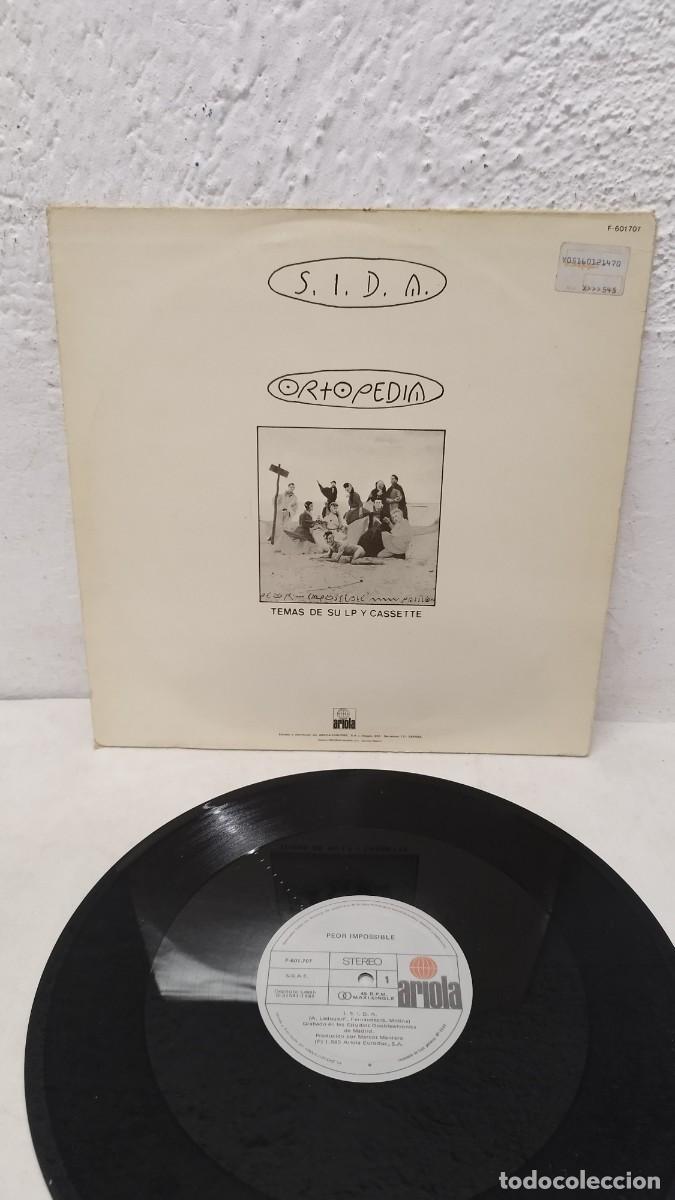 Discos de vinilo: Peor Imposible &ndash;SIDA.Vinilo Maxi Single - Foto 3