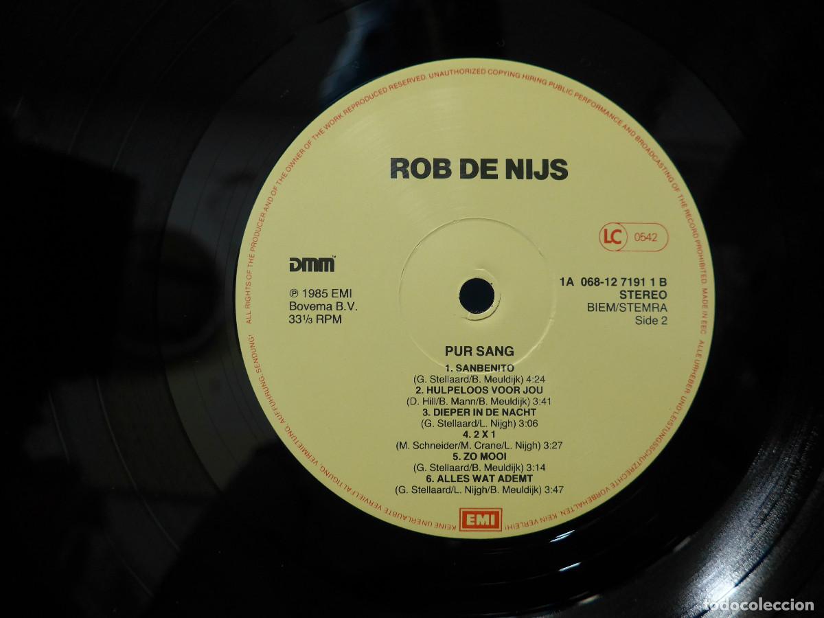 Discos de vinilo: ROB DE NIJS PUR SANG - Foto 6