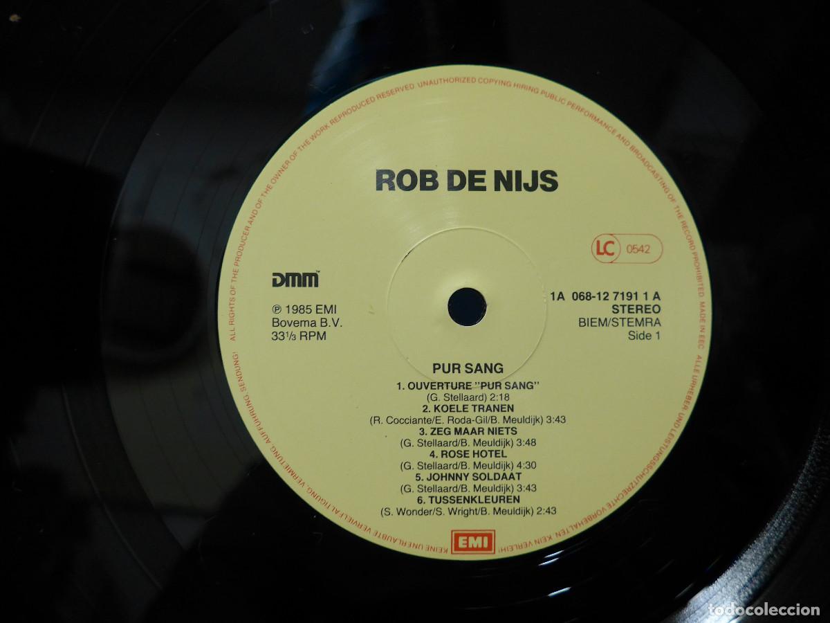 Discos de vinilo: ROB DE NIJS PUR SANG - Foto 8