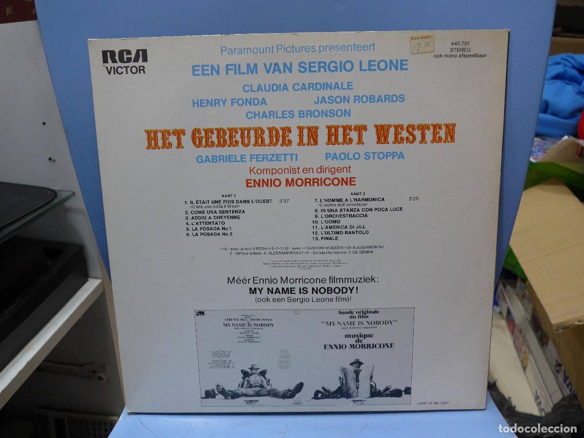 Discos de vinilo: ENNIO MORRICONE HET GEBEURDE IN HET WESTEN - Foto 3