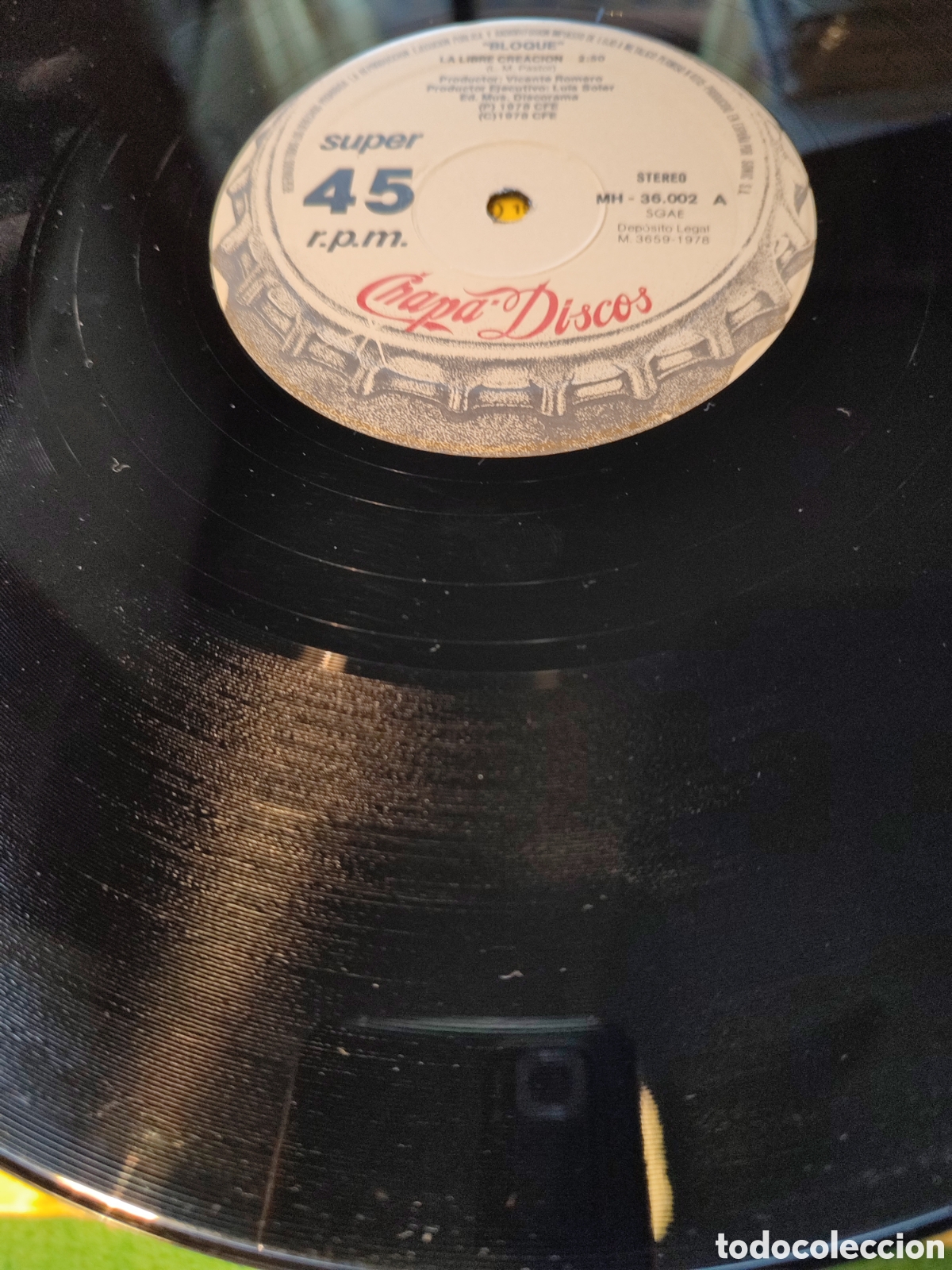 Discos de vinilo: Bloque - La libre creaci&oacute;n Maxi single - Foto 3