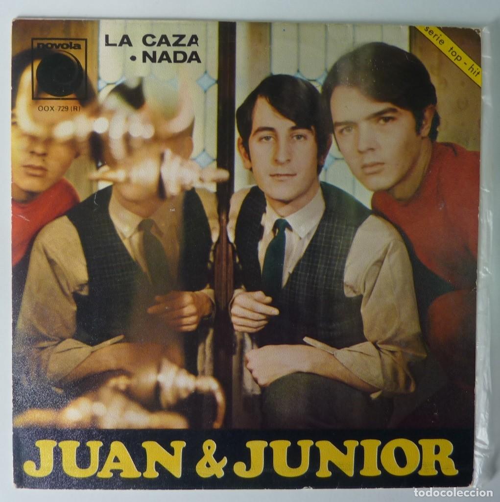 Discos de vinilo: JUAN & JUNIOR // LA CAZA // 1984 // SINGLE - Foto 1