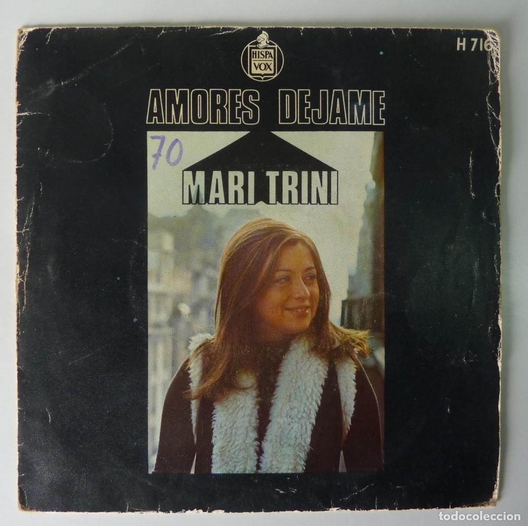 Discos de vinilo: MARI TRINI // AMORES // 1971 // SINGLE - Foto 1