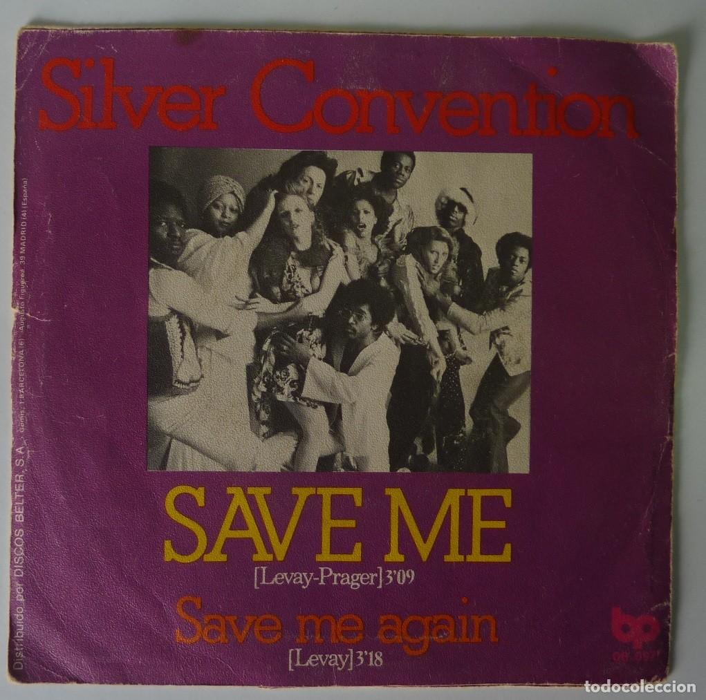 Discos de vinilo: SILVER CONVENTION // SAVE ME // 1975 // SINGLE - Foto 2