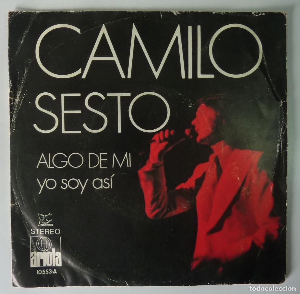 Discos de vinilo: CAMILO SESTO // ALGO DE MI // 1972 // SINGLE - Foto 1