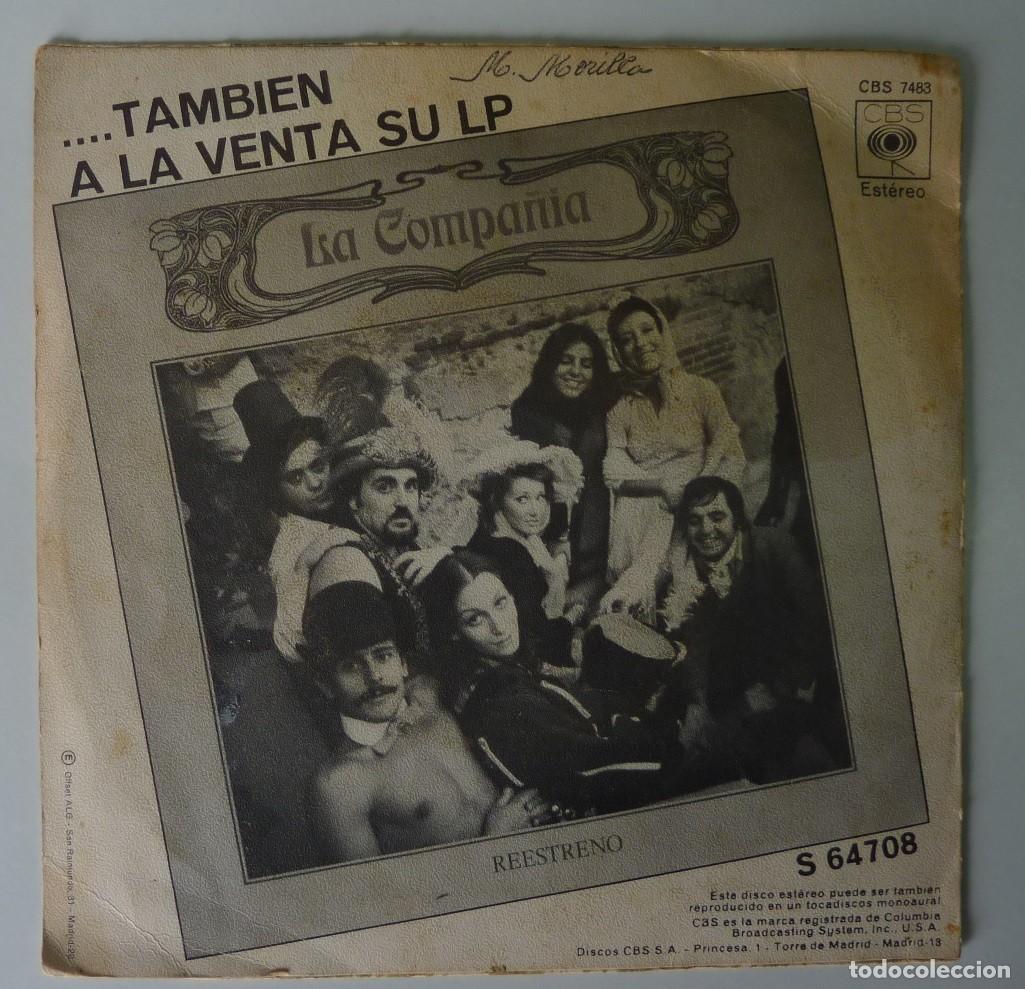 Discos de vinilo: LA COMPA&Ntilde;IA // EL SOLDADITO // 1971 // SINGLE - Foto 2