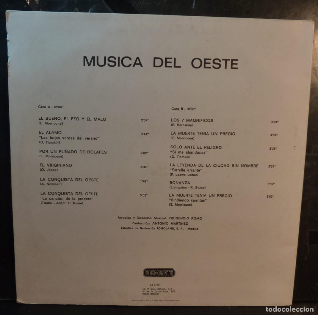 Discos de vinilo: MUSICA DEL OESTE // VARIOS // 1987 // LP - Foto 2