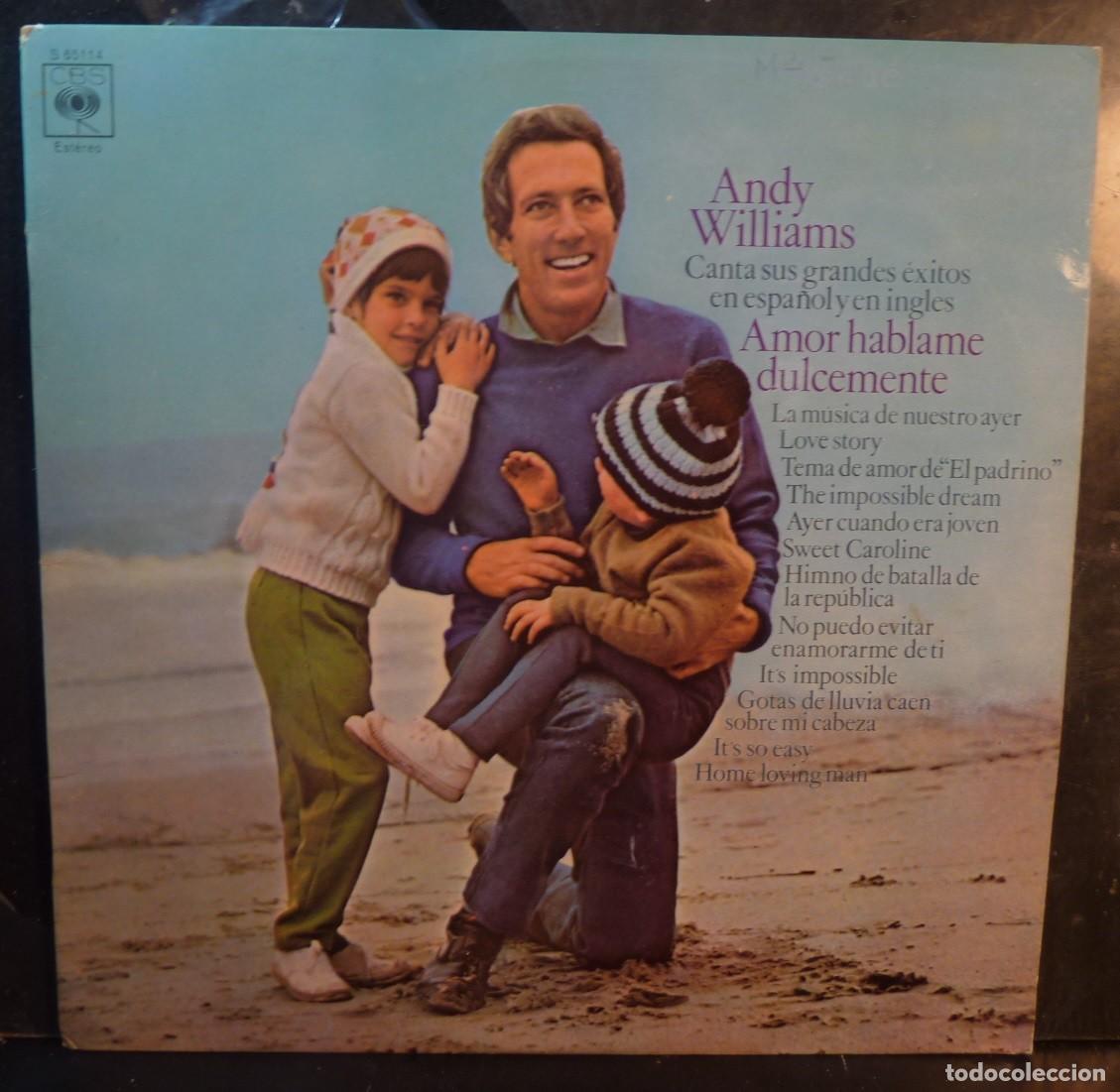 Discos de vinilo: ANDY WILLIAMS // GRANDES EXITOS // 1972 // LP - Foto 1