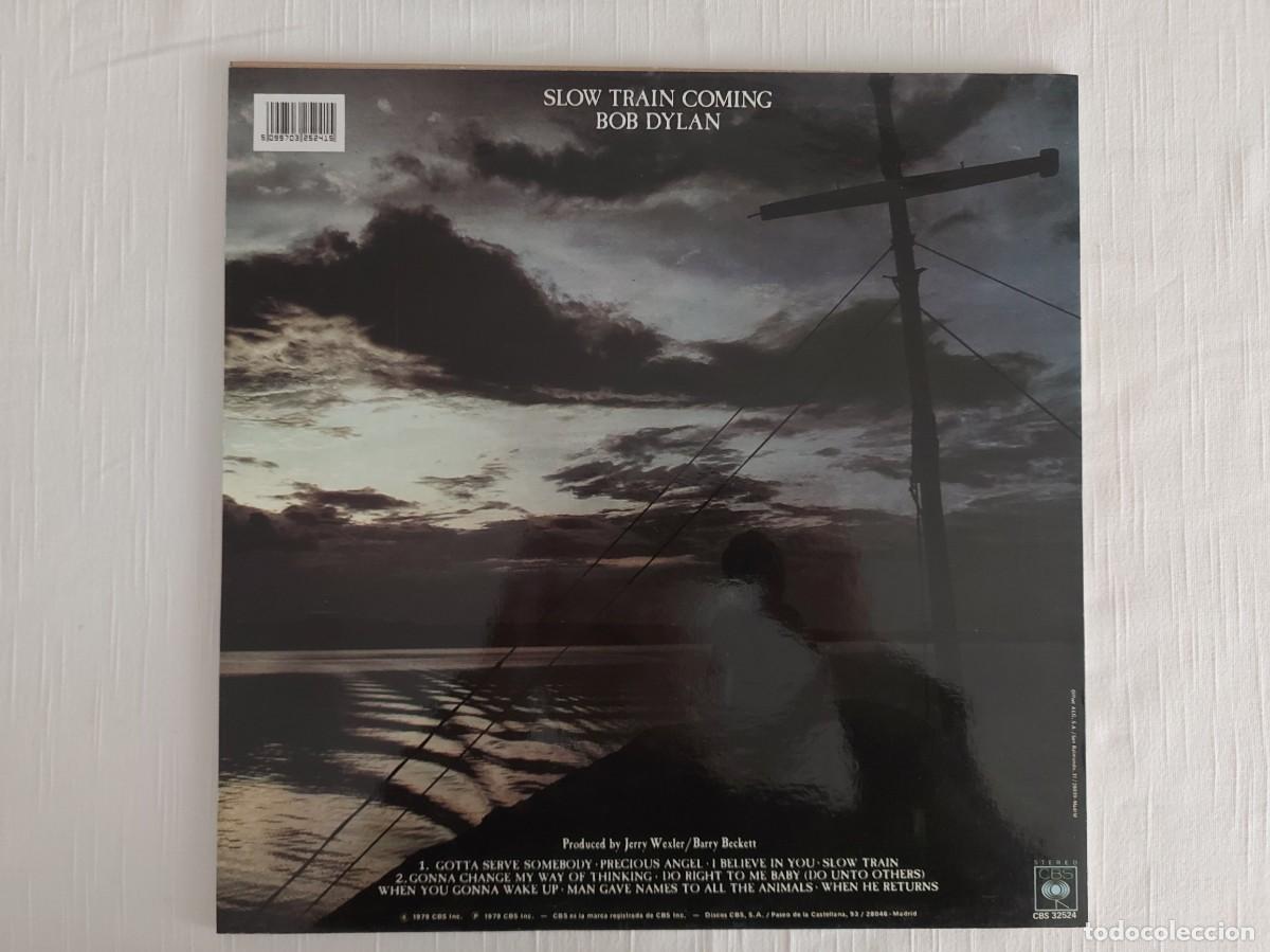 Discos de vinilo: LP Bob Dylan. Slow Train Coming - Foto 2