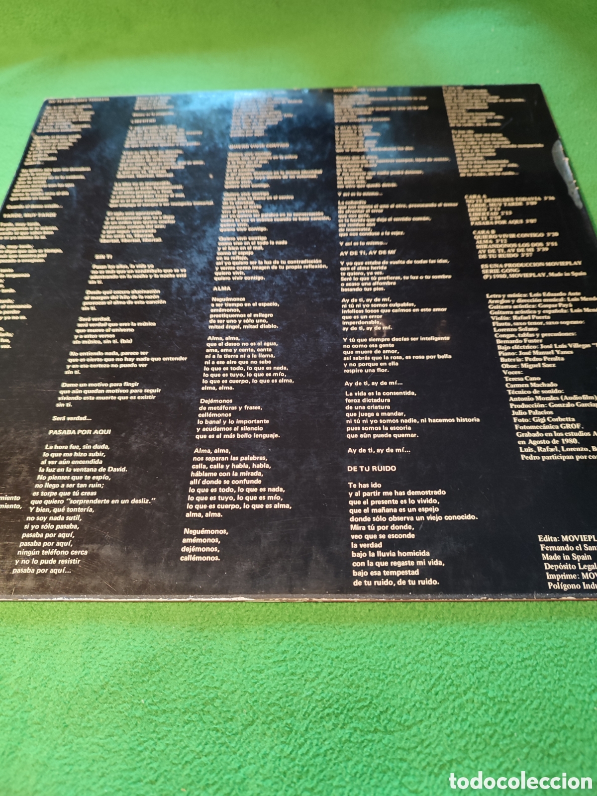 Discos de vinilo: Luis Eduardo Aute - Alma - Foto 2
