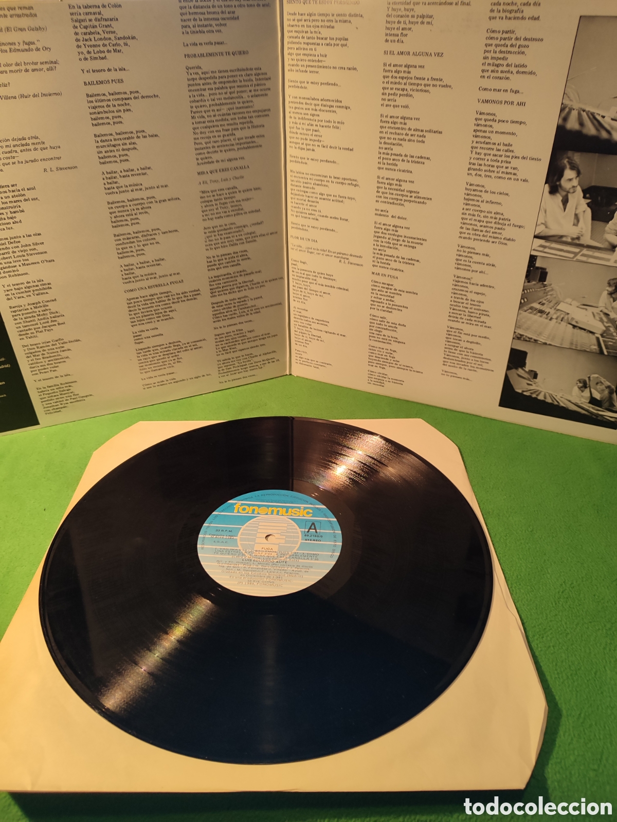 Discos de vinilo: Luis Eduardo Aute - Fuga - Foto 2