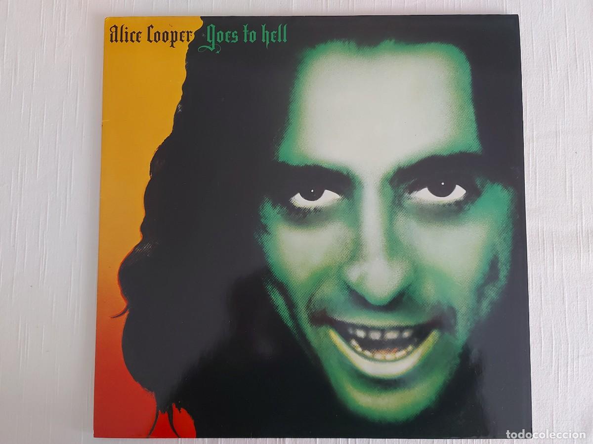 Discos de vinilo: LP Alice Cooper. Goes To hell. - Foto 1