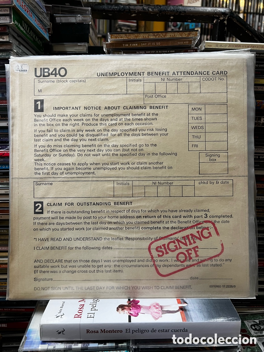 Discos de vinilo: UB40 Signing off - Foto 1