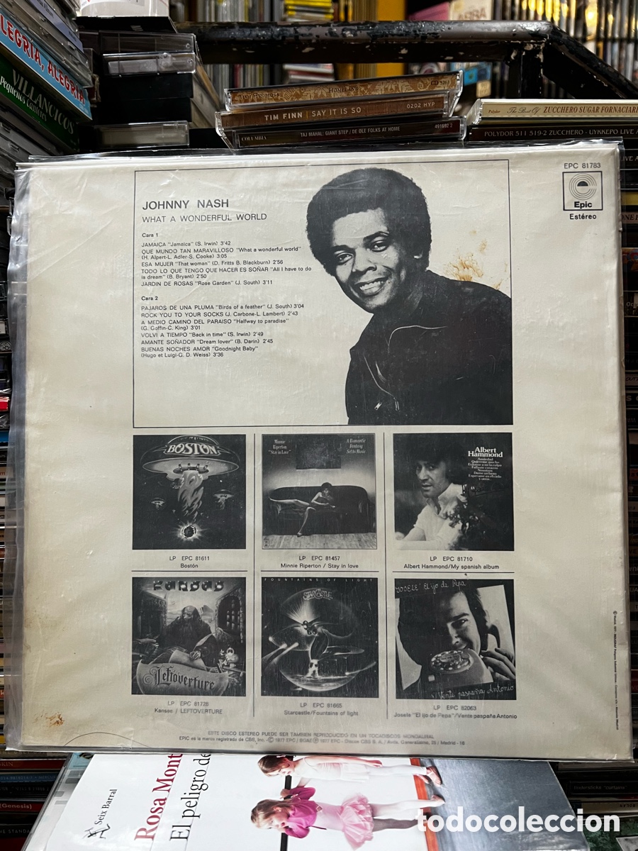Discos de vinilo: Johnny Nash What a wonderfull world - Foto 2