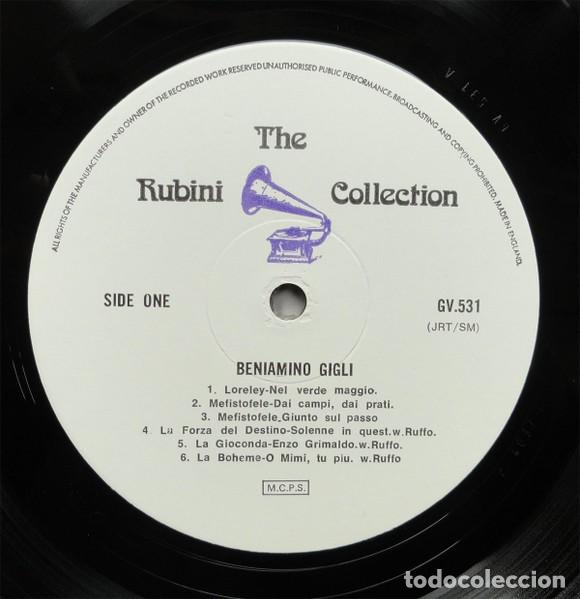 Discos de vinilo: Beniamino Gigli &ndash; Gigli - Foto 3