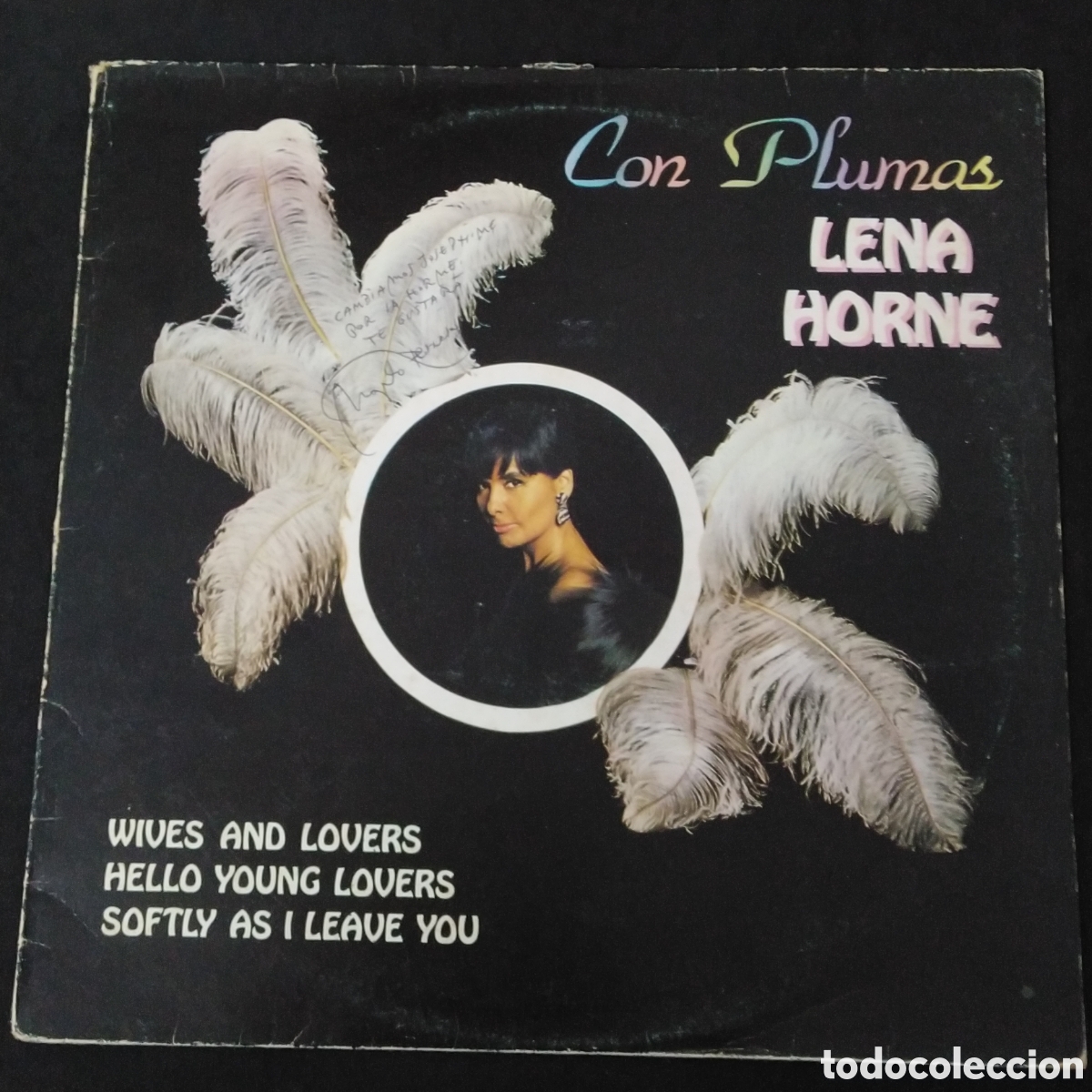 Discos de vinilo: LENA HORNE - CON PLUMAS - LP - 1982 - Foto 1