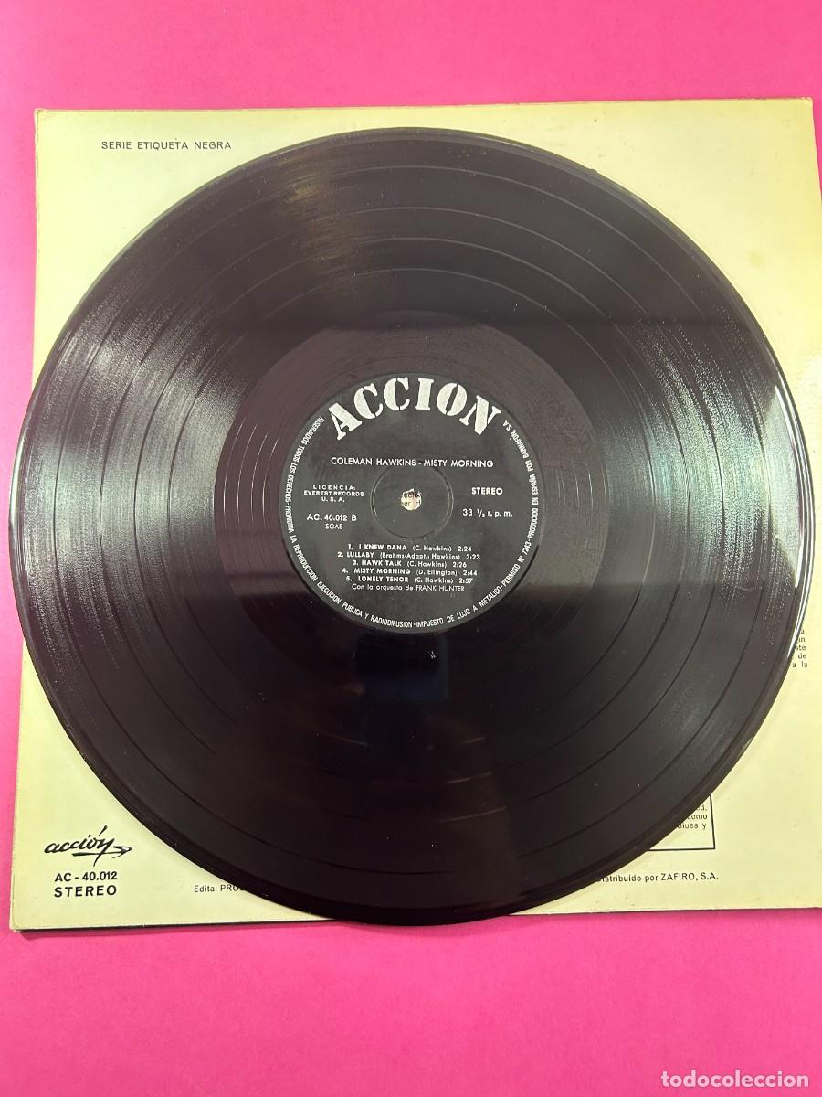 Discos de vinilo: COLEMAN HAWKINGS / MISTY MORNING - LP - Foto 4