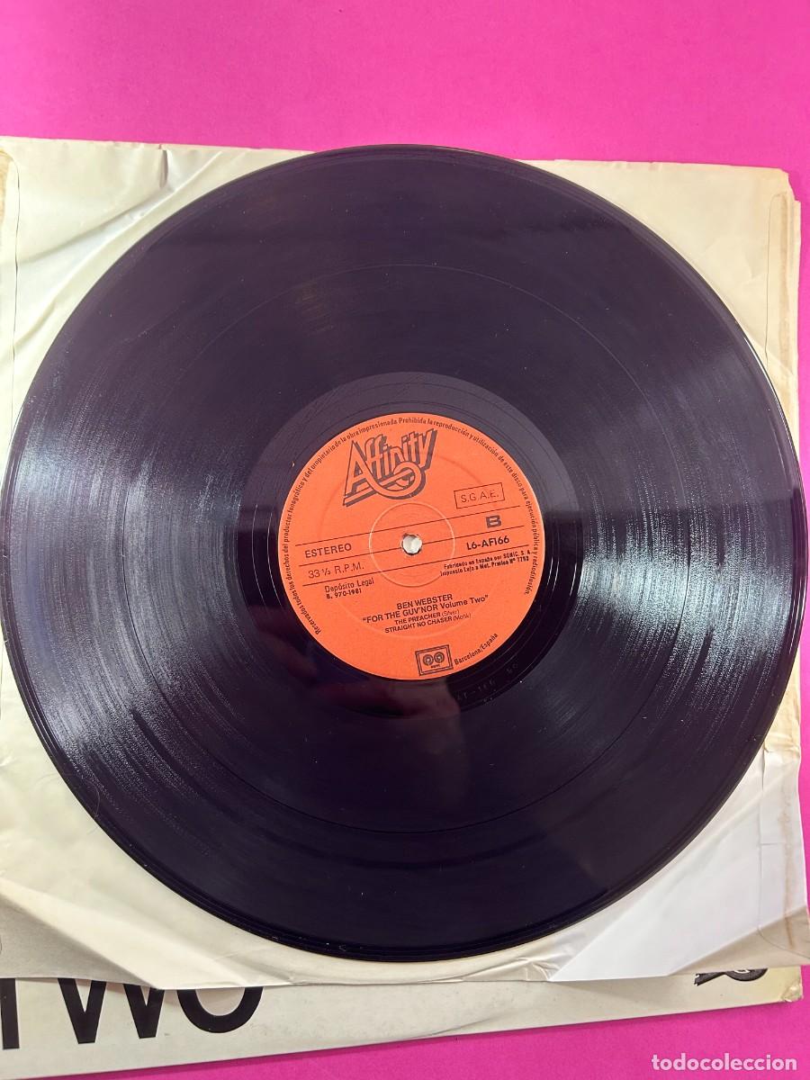 Discos de vinilo: BEN WEBSTER / FORT THE GUVNOR VOLUME TWO - LP - Foto 4