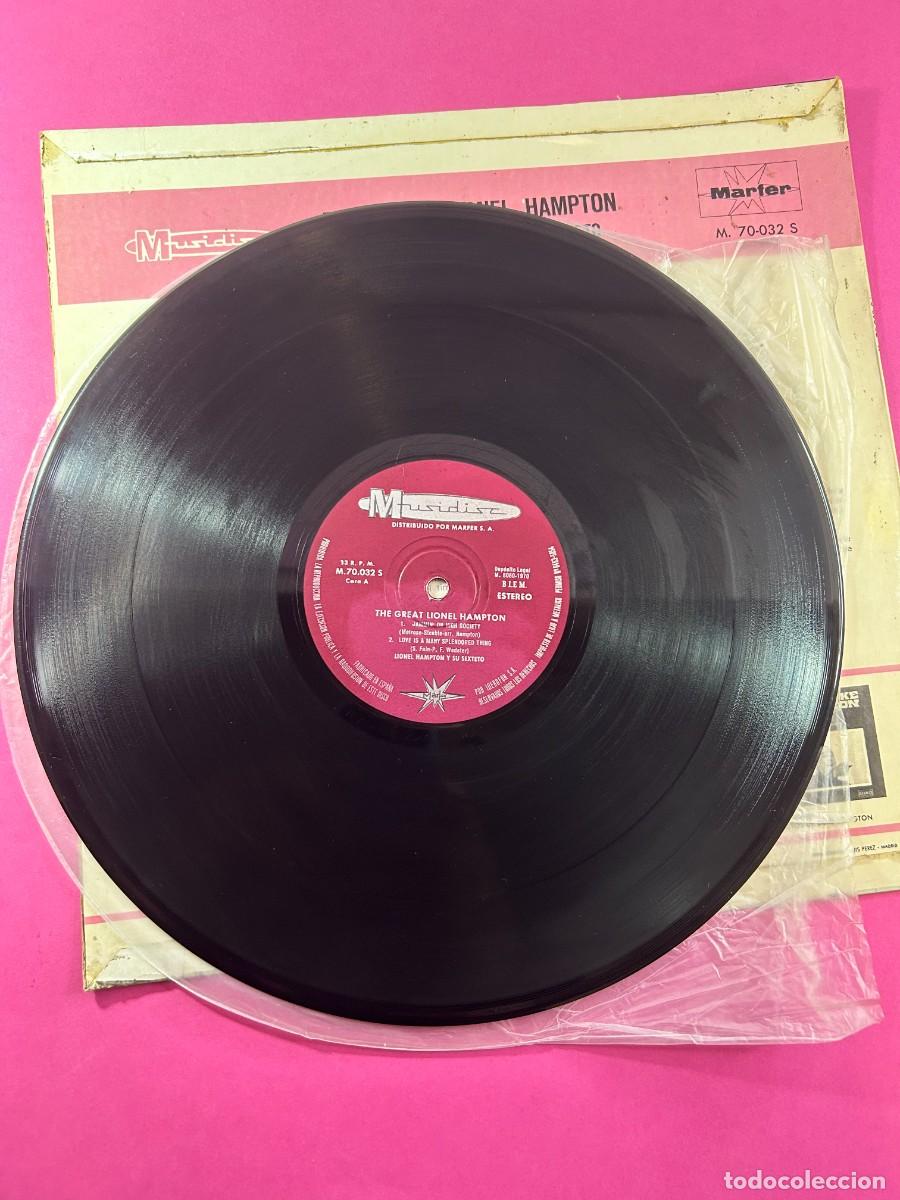 Discos de vinilo: LIONEL HAMPTON / THE GREAT - LP - Foto 4