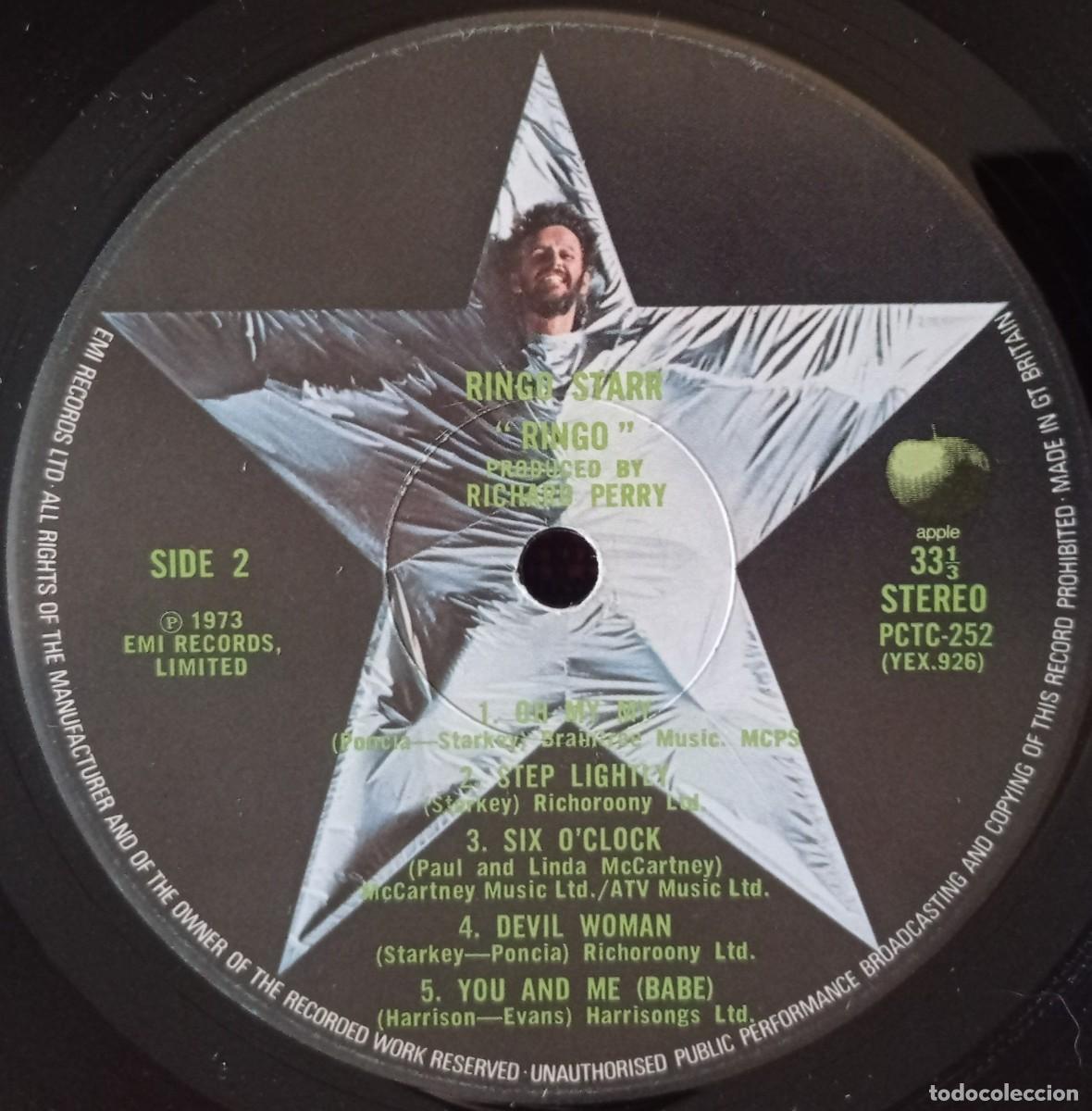 Discos de vinilo: RINGO STARR ** Ringo ** ORIGINAL 1973 UK LP VINILO CON LIBRETO - Foto 4