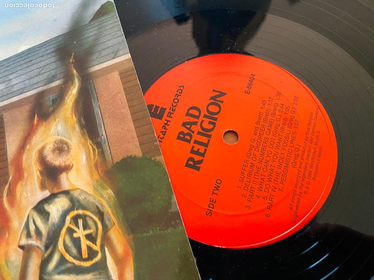 Discos de vinilo: BAD RELIGION (SUFFER) LP (B-48) - Foto 3