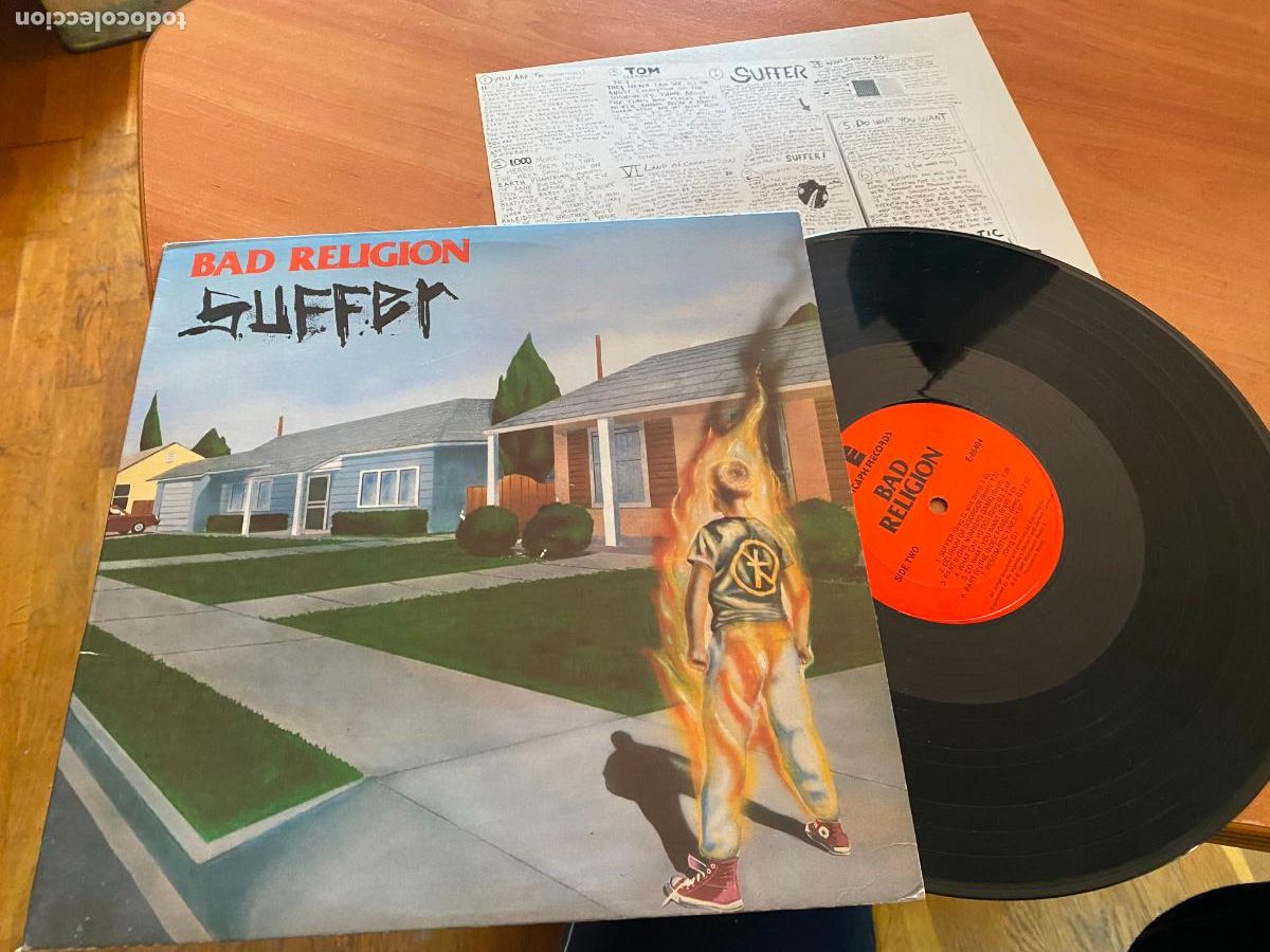 Discos de vinilo: BAD RELIGION (SUFFER) LP (B-48) - Foto 1