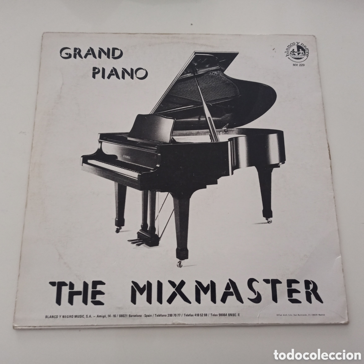 Discos de vinilo: The Mixmaster - Grand Piano (12&rdquo;) - Foto 2