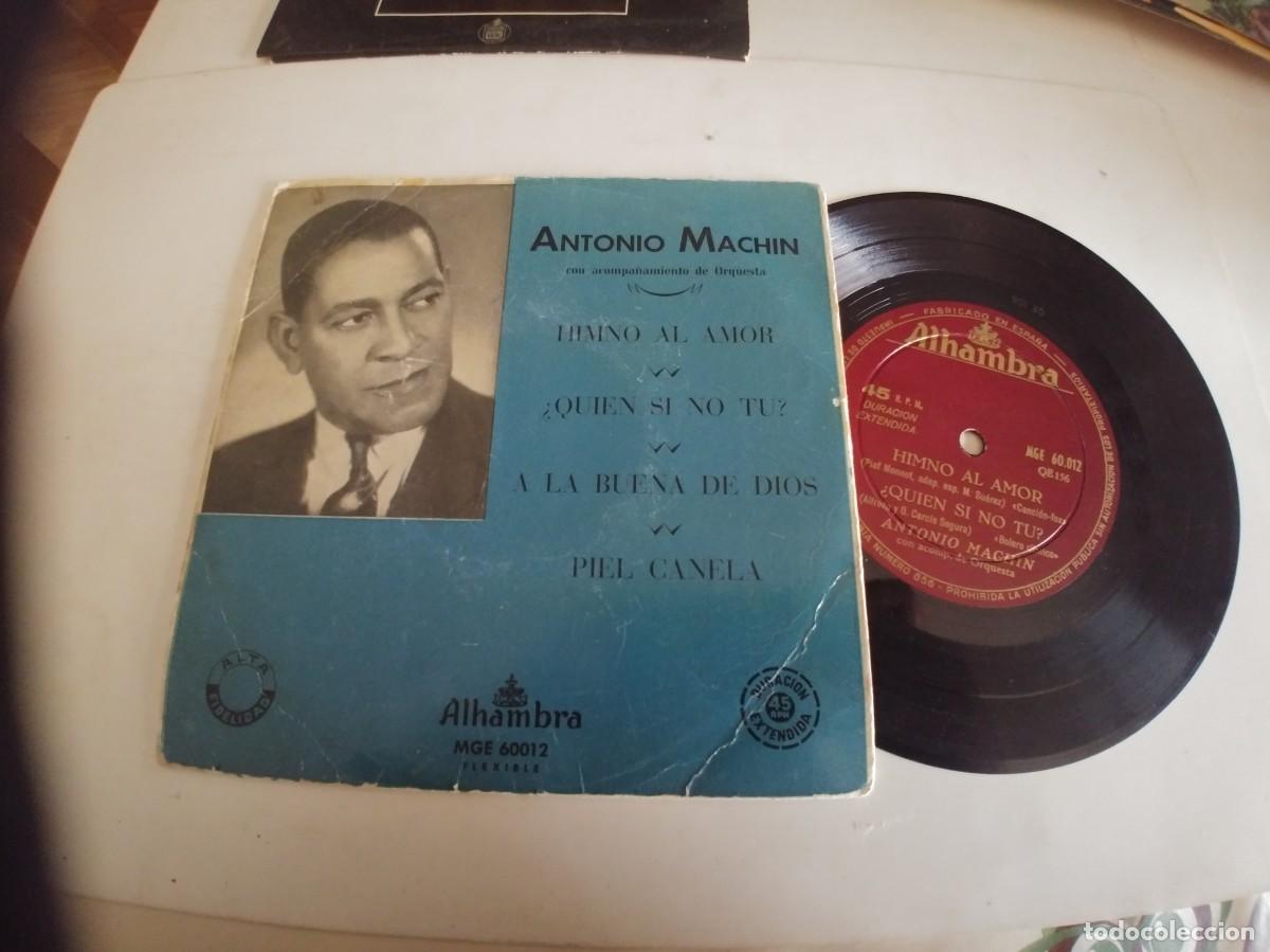 Discos de vinilo: ANTONIO MACHIN-EP HIMNO AL AMOR +3 - Foto 1