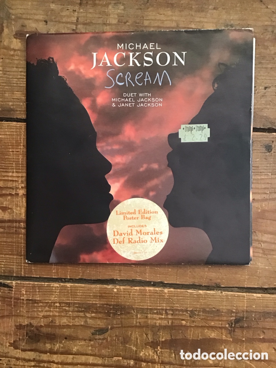 Discos de vinilo: Michael Jackson SCREAM POSTER BAG uk - Foto 1