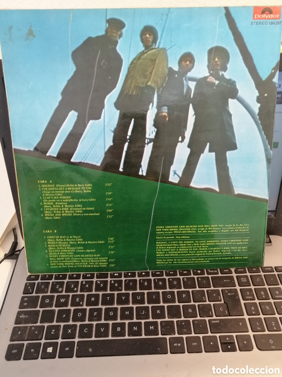 Discos de vinilo: Bee Gees - Lo mejor de los Bee Gees - Foto 2