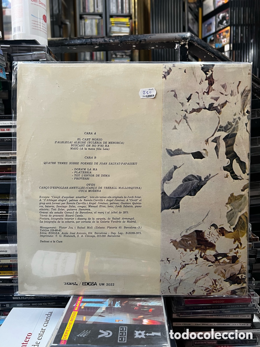Discos de vinilo: Toti Soler El cant monjo - Foto 2