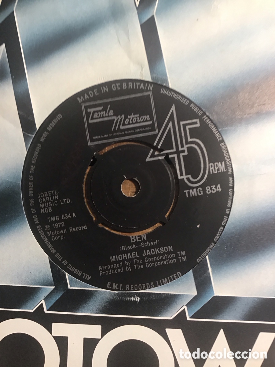 Discos de vinilo: Michael Jackson BEN - Foto 3