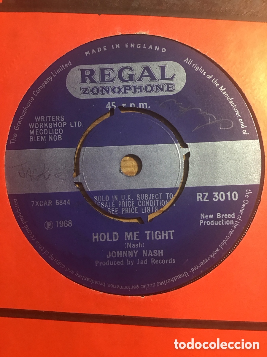 Discos de vinilo: Johnny Nash HOLD ME TIGHT - Foto 1