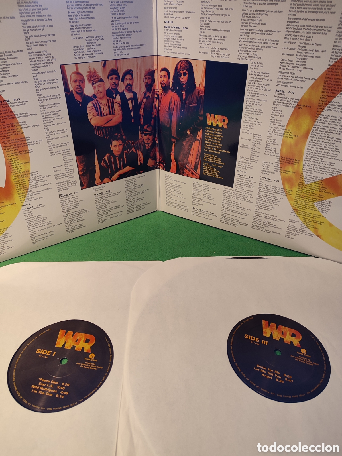 Discos de vinilo: War - Peace sign 2lps - Foto 2