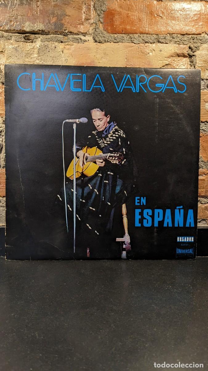 Vinyl records: Chavela Vargas en Espa&ntilde;a Orlador. 1973 LP