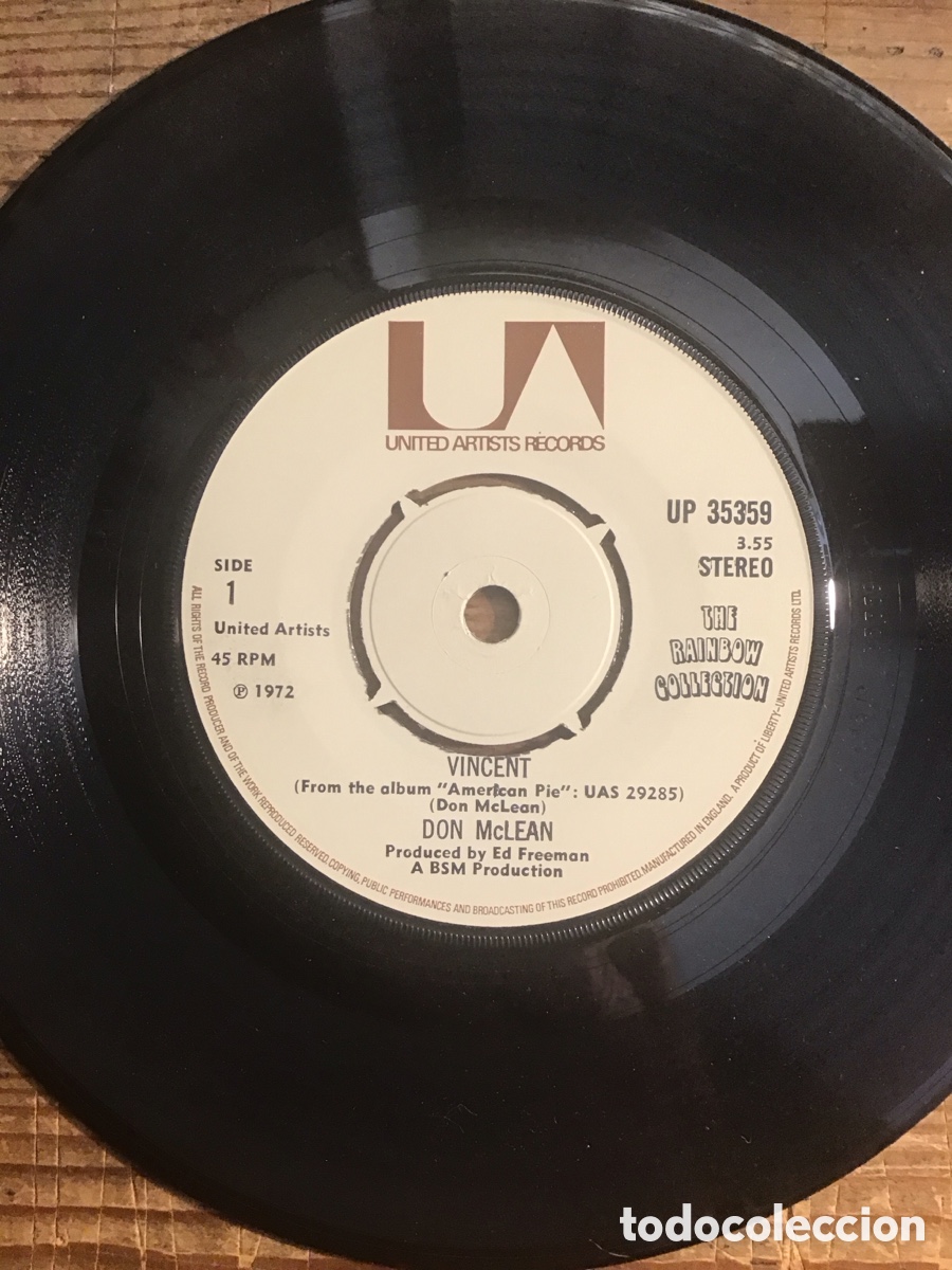 Discos de vinilo: Don McLean Vincent - Foto 3