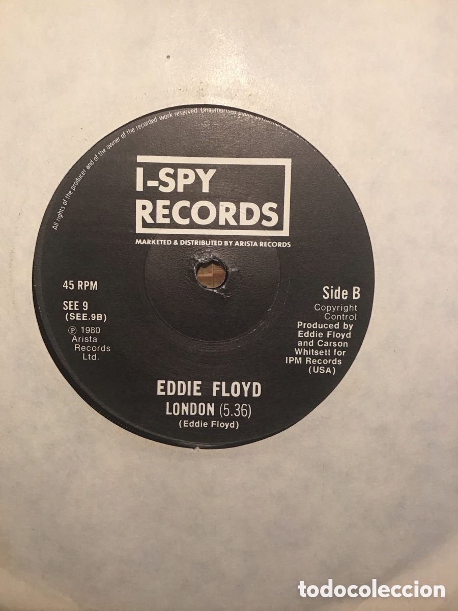 Discos de vinilo: EDDIE FLOYD the beat song - Foto 2