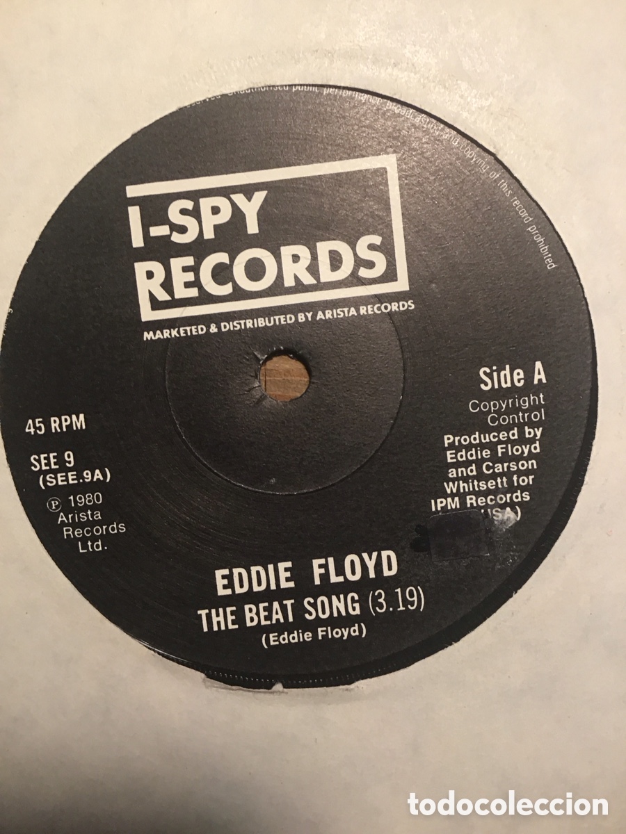 Discos de vinilo: EDDIE FLOYD the beat song - Foto 1