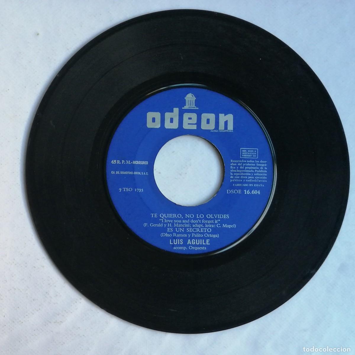 Discos de vinilo: Luis Aguil&eacute;, Mas Ritmo... De Luis Aguil&eacute;, Odeon DSOE 16.604 - Foto 3