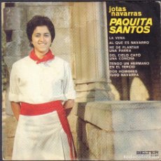 Discos de vinilo: PAQUITA SANTOS - JOTAS NAVARRAS / LA VENA, AL QUE ES NAVARRO.../ EP BELTER 1971 RF-7078