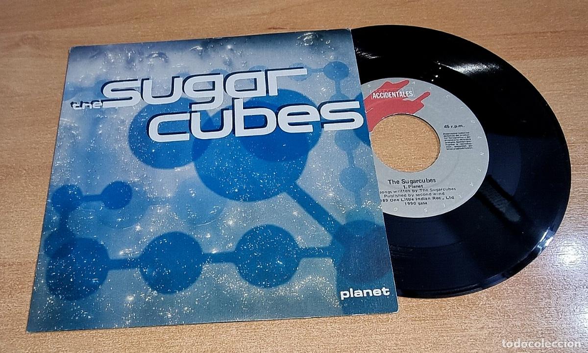 Discos de vinil: THE SUGARCUBES Planet / Somersault BJORK 7&rdquo; SINGLE SINGLE VINILO DEL A&Ntilde;O 1989 ESPA&Ntilde;A 2 TEMAS