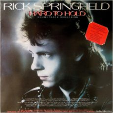 Discos de vinilo: RICK SPRINGFIELD ‎- HARD TO HOLD, SOUNDTRACK RECORDING - LP SPAIN 1984 - RCA VICTOR ‎BL-84935