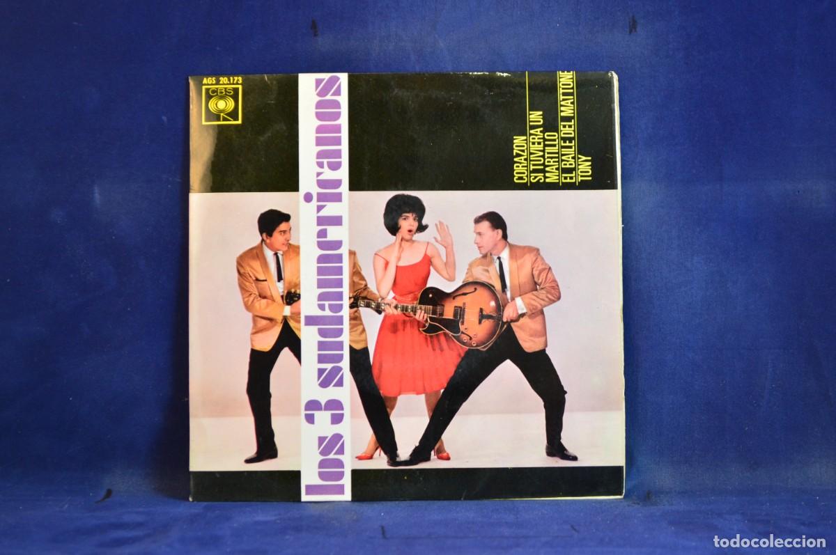 Discos de vinilo: LOS TRES SUDAMERICANOS - CORAZON - + 3 EP - Foto 1