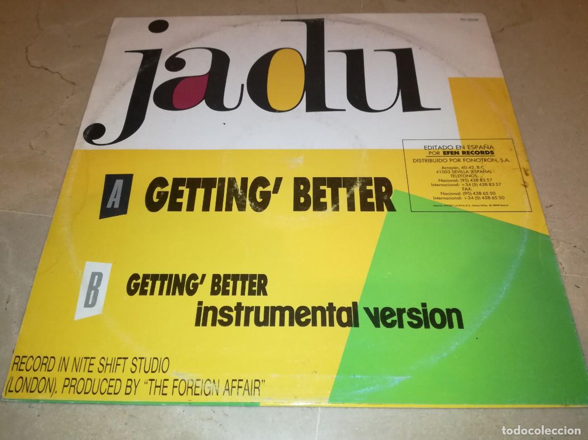 Discos de vinilo: JADU-GETTING BETTER-ORIGINAL 1990 - Foto 2
