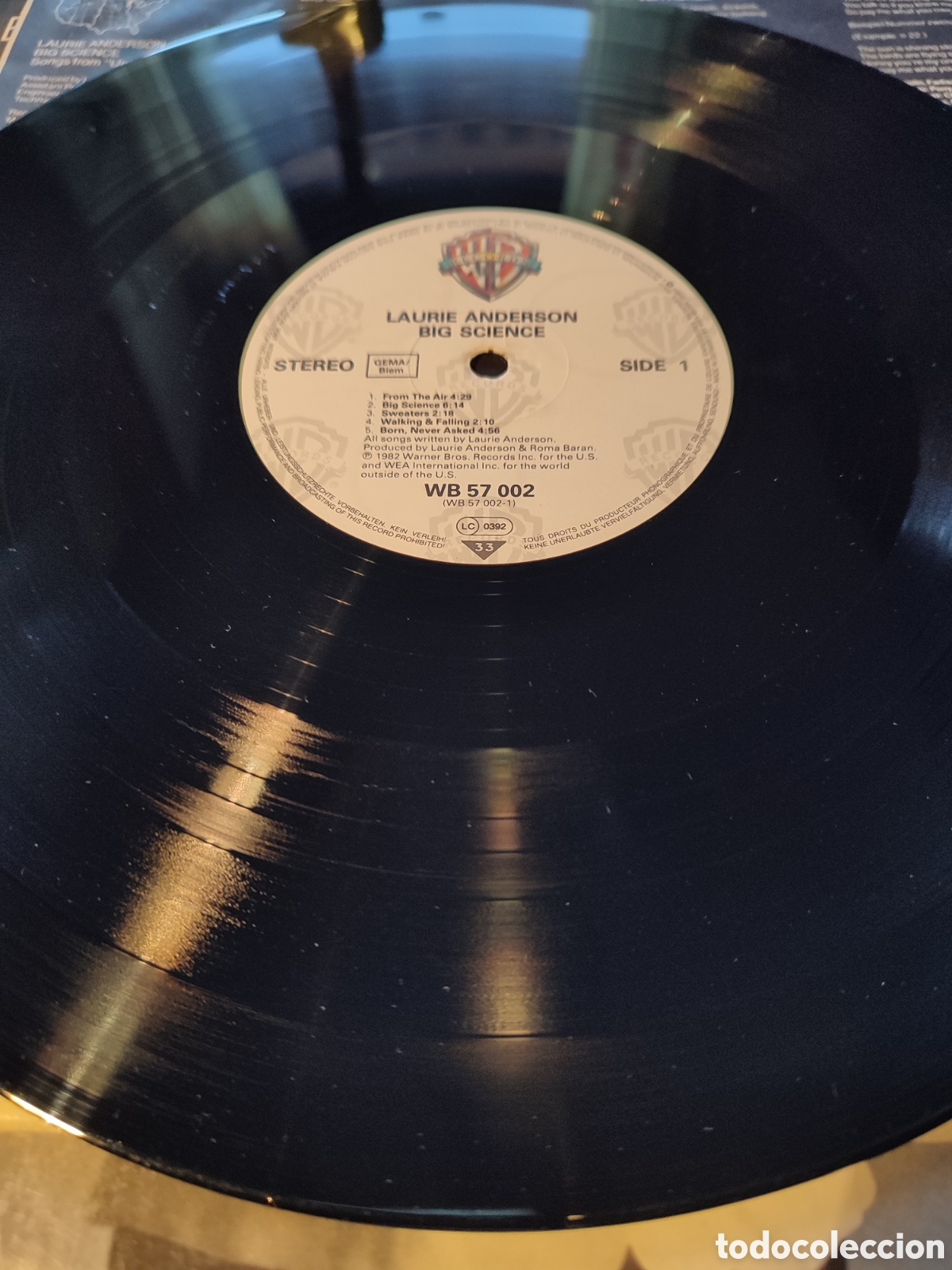 Discos de vinilo: Laurie Anderson - Big science - Foto 4