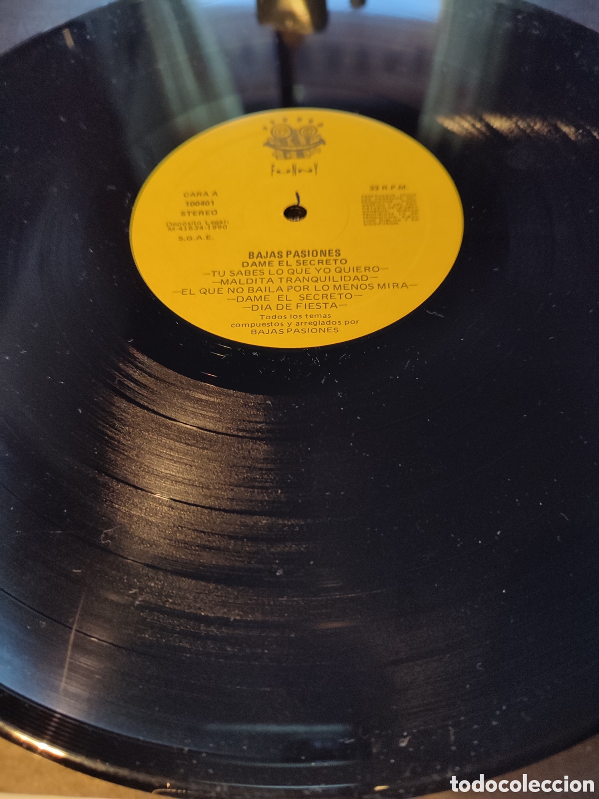 Discos de vinilo: Bajas Pasiones - Dame el secreto - Foto 4