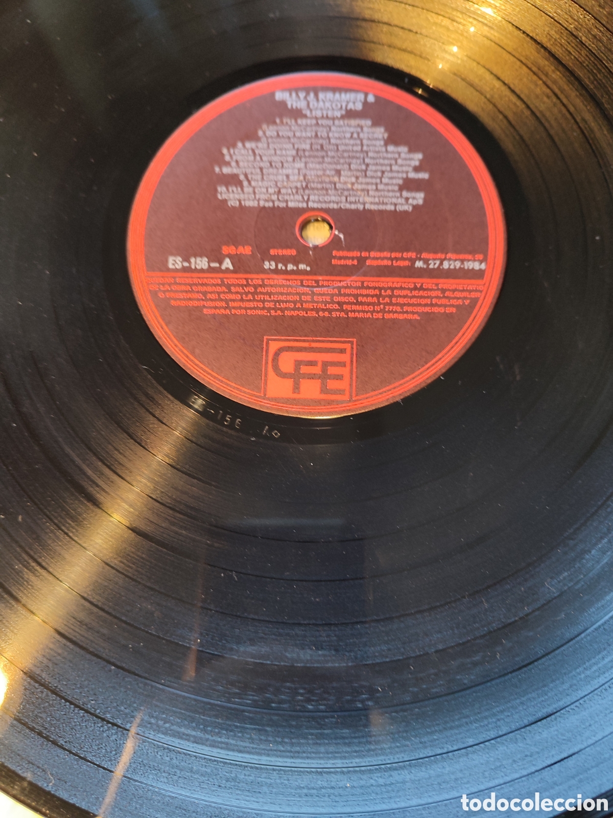 Discos de vinilo: Billy J.Kramer & The Dakotas - Listen - Foto 3